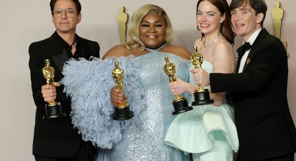 ‘Oppenheimer’ domina la noche de los premios Oscar con siete galardones