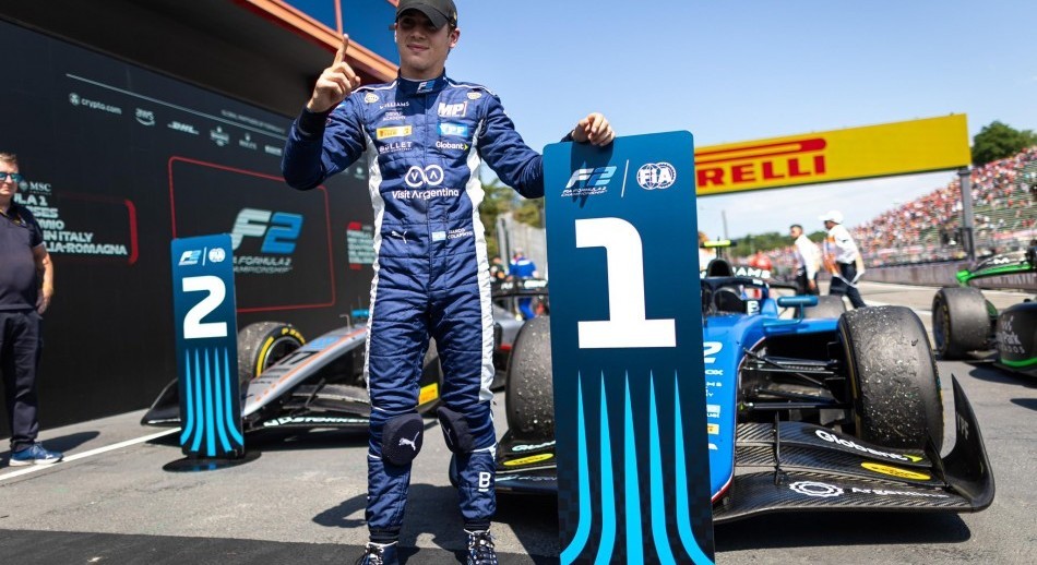Ganó el GP de Imola: Franco Colapinto hizo historia en la F2