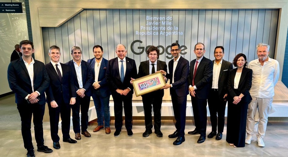 Milei se reunió con el CEO de Google: Argentina, innovaciones e inversión