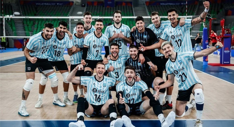 La selección argentina de vóley se clasificó a París 2024 