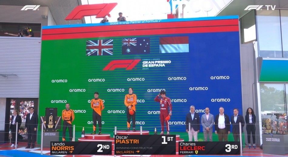 F1: Piastri arrasó en Barcelona y se aleja en el campeonato