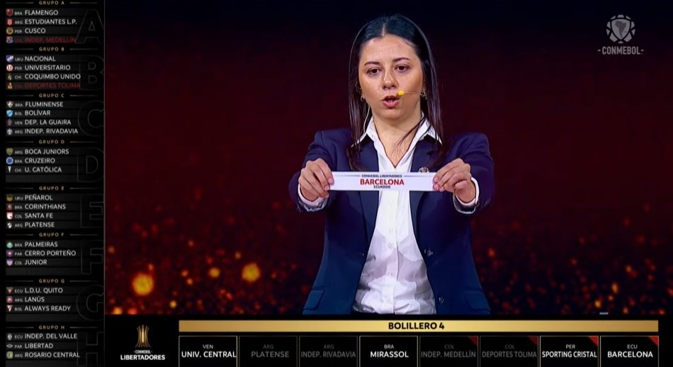 Se sortearon los grupos para las copas Libertadores y Sudamericana 2026