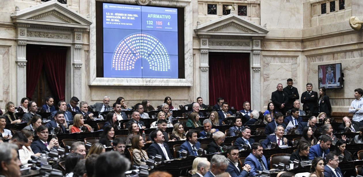 Diputados dio media sanción a la ley que recorta los subsidios al gas por “zona fría”
