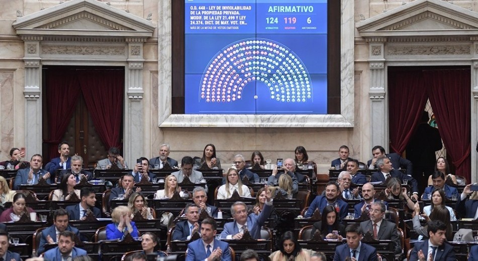 Diputados aprobó la Ley de Inviolabilidad de la Propiedad Privada, que reestablece la Ley de Tierras